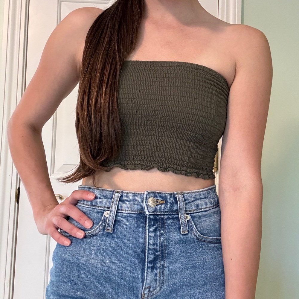 AE Ruched Tube Top